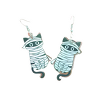 Mummy Kitty Earrings