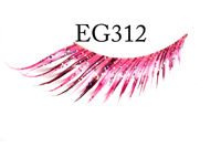 Glitter Flared Lashes (Pink)