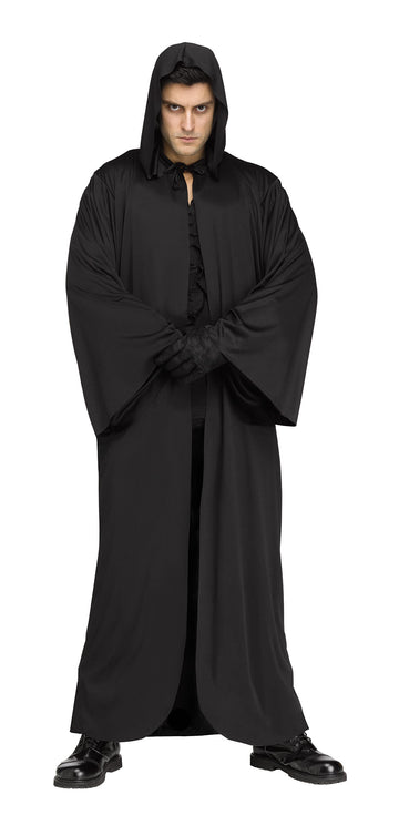 Black Hooded Cloak (Adult)