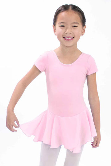 Cap Sleeve Dance Dress (Pink)