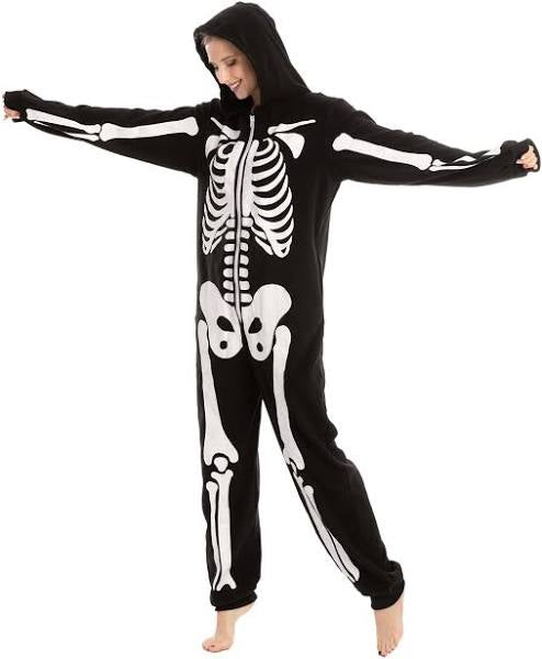 Skeleton Onesie Back Print (Adult)