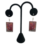 Beetlejuice Death Tarot Card Earrings