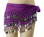 Belly Dance Coin Hip Scarf