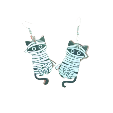 Mummy Kitty Earrings