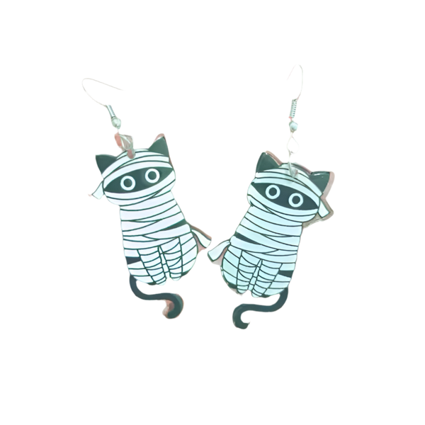 Mummy Kitty Earrings