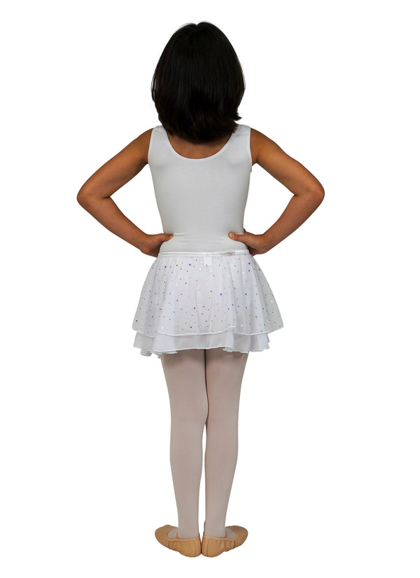 Falda de baile Crystal Sparkle (blanca)