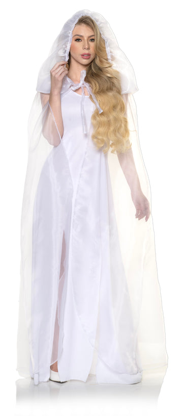 White Tulle Cape (Adult)