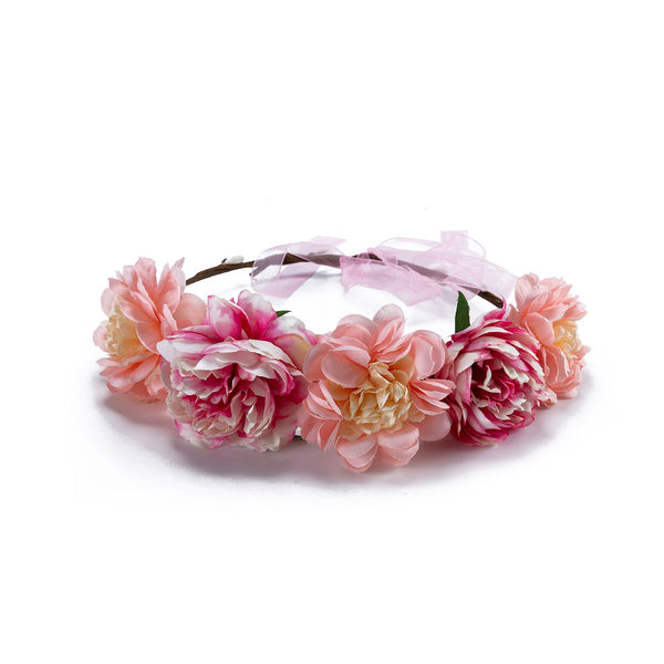 Dahlia Flower Crown Headband