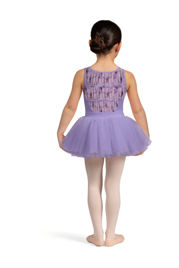 Floral Tank Tutu Dress (Child, Lilac)