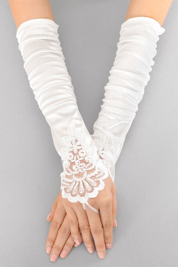 Embroidered Satin Gauntlet (Adult)