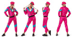 Pink Patsy 1980's Style Retro Tracksuit (Adult)