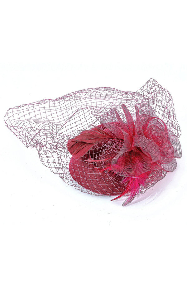 Flower Mesh Fascinator Headpiece