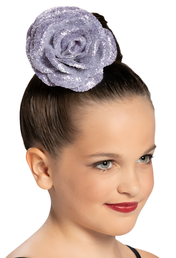 Lavender Glitter Flower