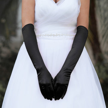 Satin Above Elbow Gloves (Adult)