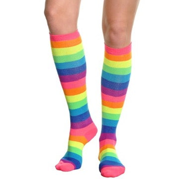 Rainbow Knee High Socks