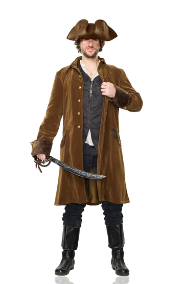 Pirate Captain Jacket (Brown)