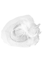 Flower Mesh Fascinator Headpiece