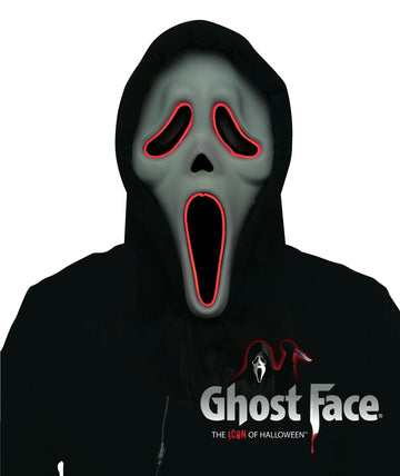 Illumo Light Up Ghost Face Scream Mask