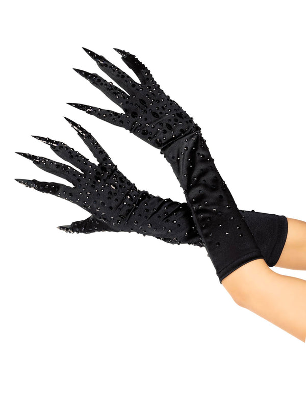 Rhinestone Claw Hands (Black)