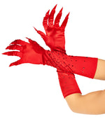 Rhinestone Claw Hands (Red)