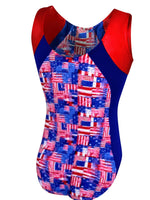 USA Pride Mystique Flag Gym Tank Leotard (Child)