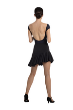 Asymmetric Latin Ruffle Dance Skirt (Adult)