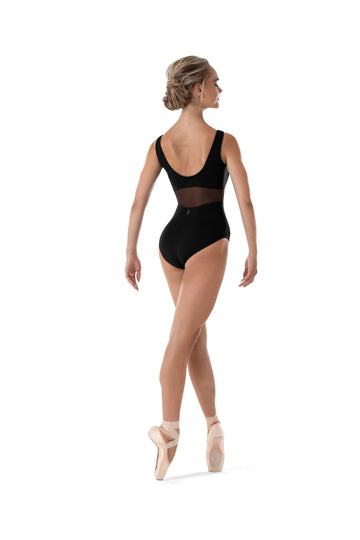 Mesh Open Back Corset Tank Leotard by Bloch (Adult)