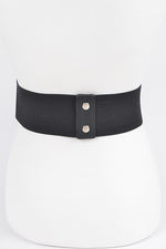 Studded Waist Elastic Belt