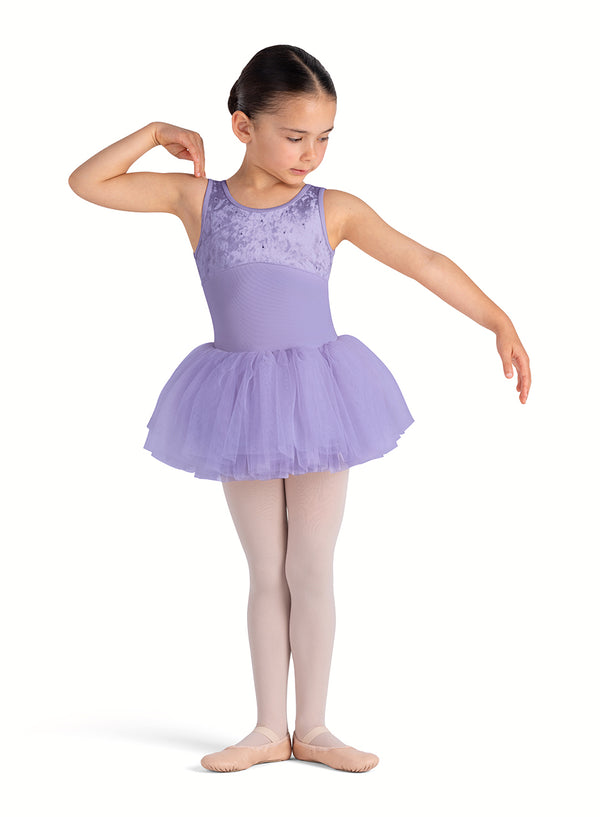 Velvet Tank Tutu Dress (Lilac)