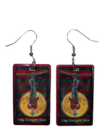 The Hanged Man Freddy Tarot Card Earrings