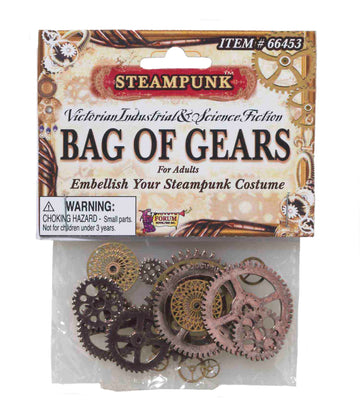 Steampunk-Tasche mit Zahnrädern