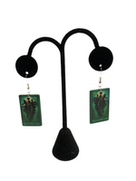 The Three of Cups Witches Tarot Card Earrings