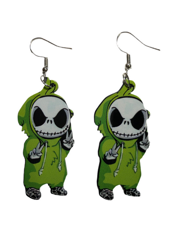 Jack Oogie Onesie Earrings