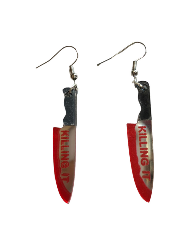 Bloody Knife Earrings