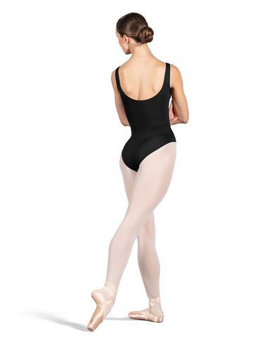 Pinch Front Tank Leotard Black (Adult)