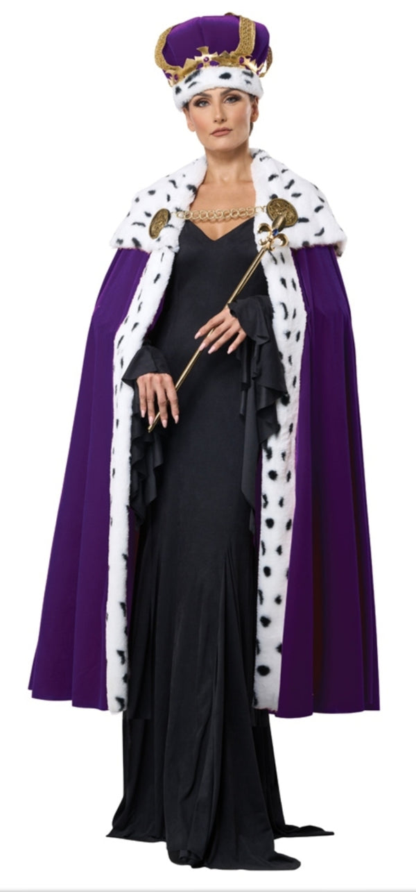 Royal Cape and Crown (Purple)