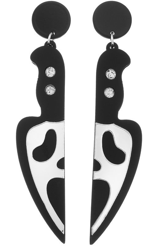 Scream Knife Earrings