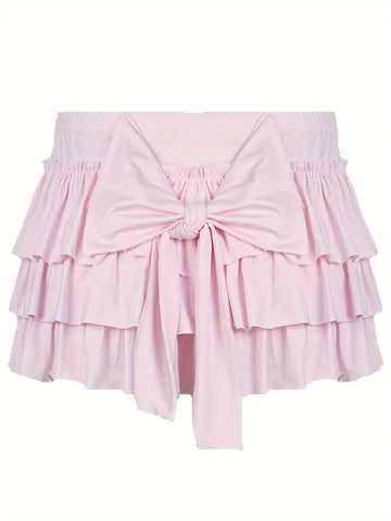 Short Ruffled Fairytale Skirt (Pink)