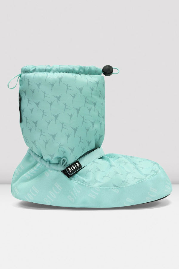 Dance Print Mint Dance Booties (Adult)