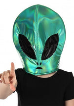 Übergroßer Alien-Plüschhut oder -Maske