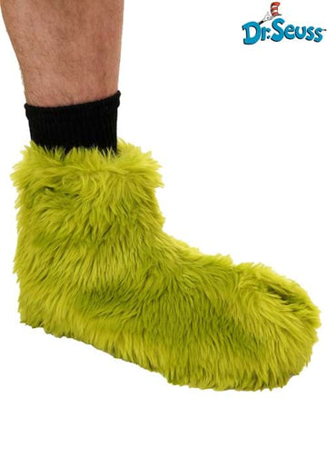 Fuzzy Grinch Feet (Adults)