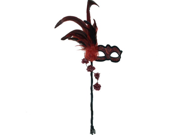 Venezianische Maske mit Blume
