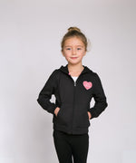 Little Ballerina Zip Up Hoody (Black)