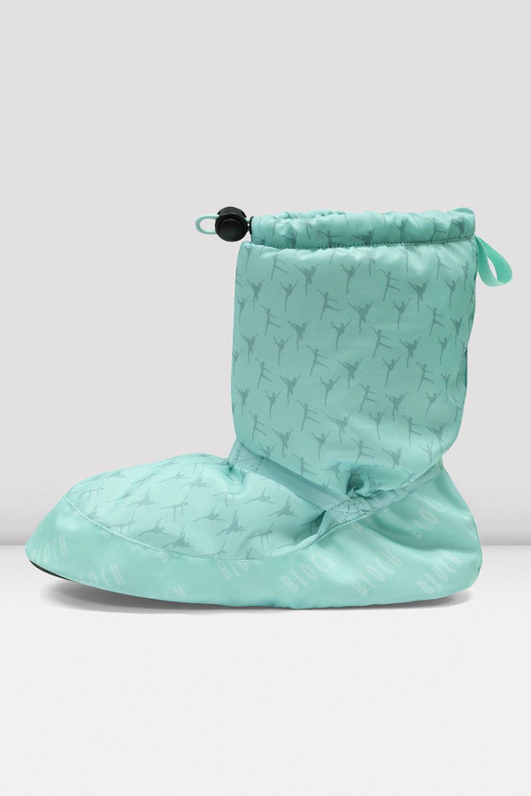 Dance Print Mint Dance Booties (Adult)