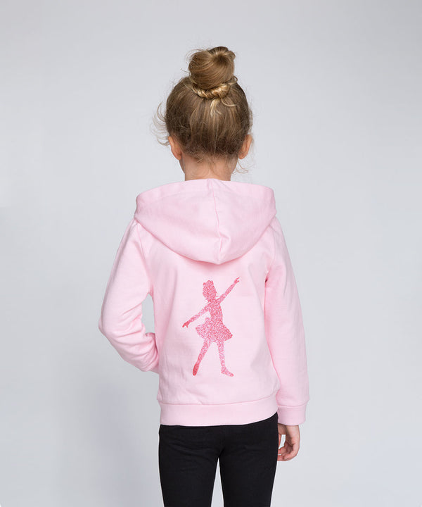 Little Ballerina Zip Up Hoody (Pink)