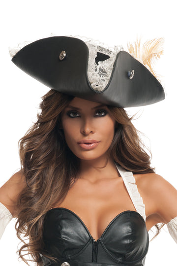 Black Pearl Pirate Hat