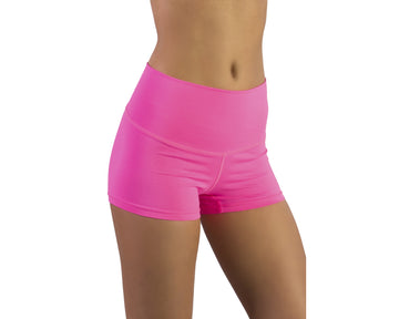 Hot Pink High Waist Shorts (Erwachsene)