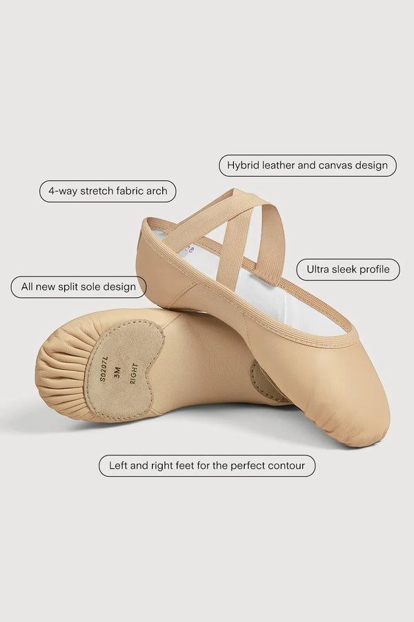 Enhance Split Sole Leather Ballet by Bloch (Adult)