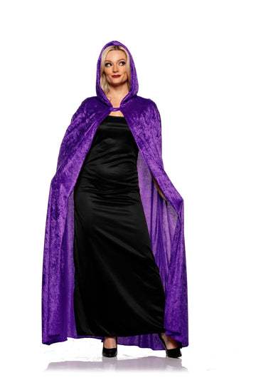 Capa de Bruja Púrpura (Adulto)