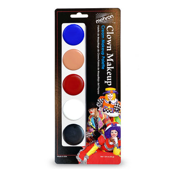 Clown 5-Farben Make-up-Set von Mehron